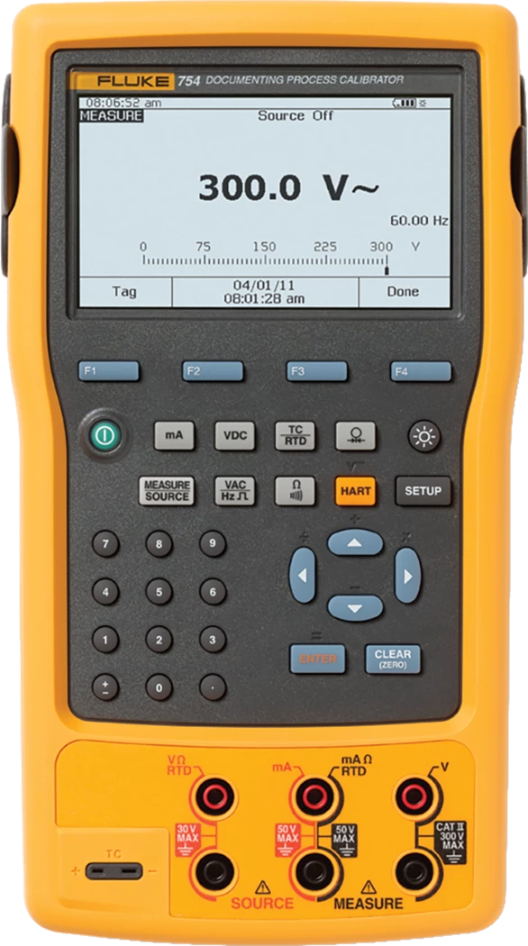 Fluke 754 DOCUMENTING PROCESS CALIBRATOR, HART