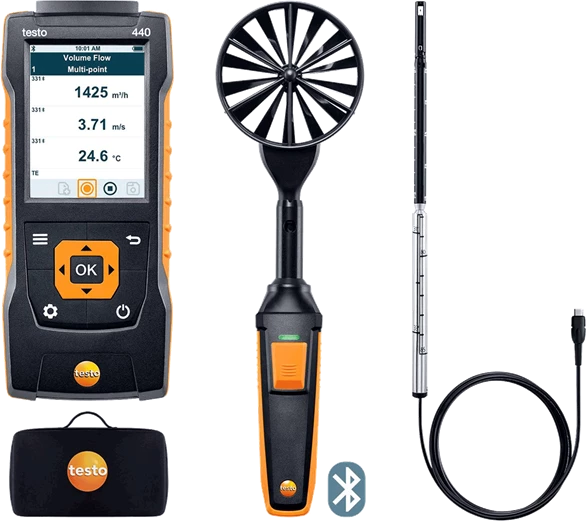 testo 440 Air Flow ComboKit 1