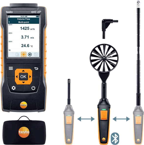 testo 440 dP Air Flow ComboKit 2